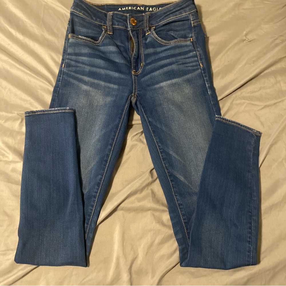 American Eagle High Rise Jegging Crop